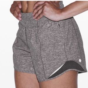 lululemon athletica Women's Heathered Gray Athletic Shorts